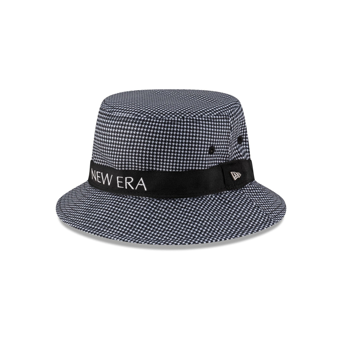 New Era Cap Houndstooth Black Bucket Hat