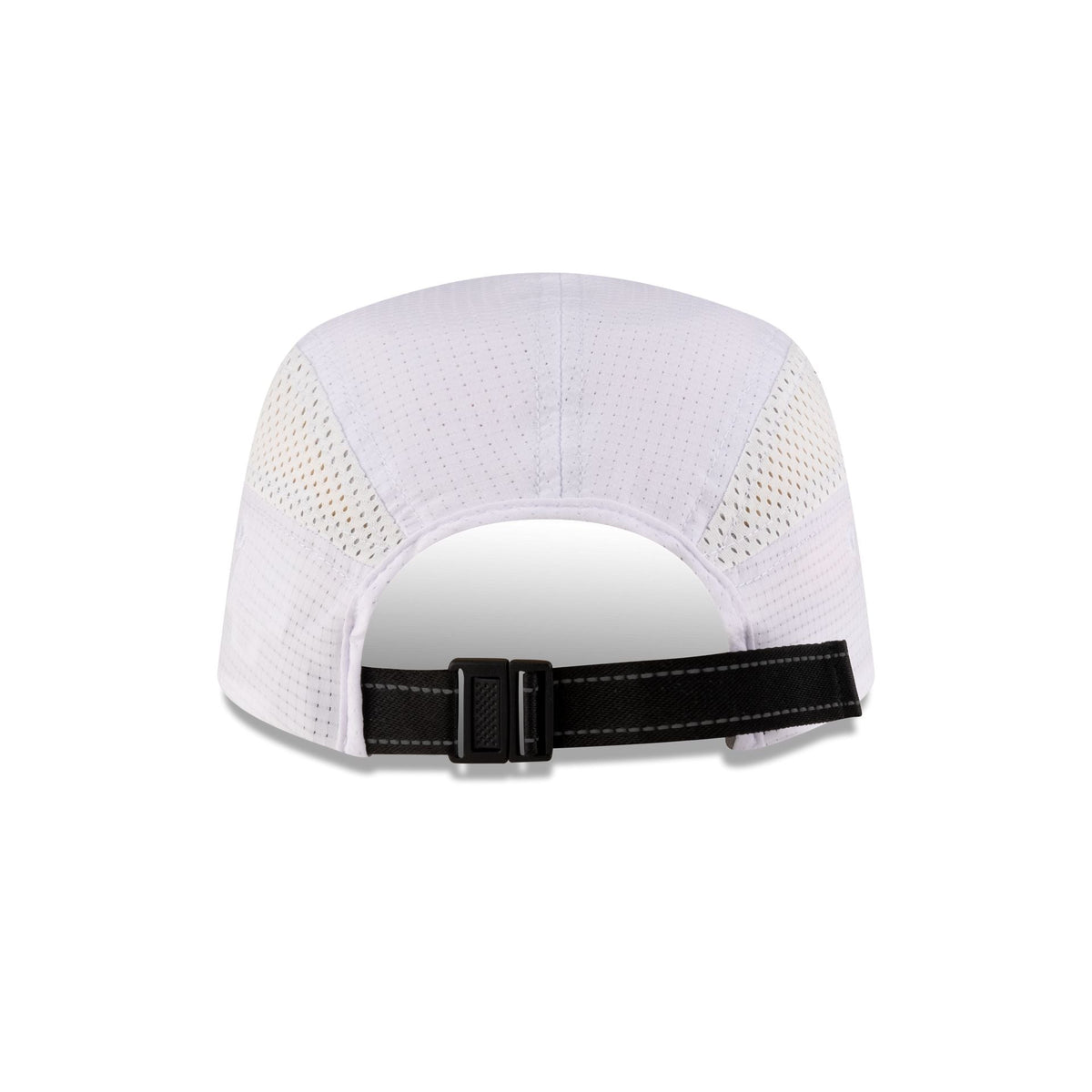 New Era Cap Run Club White Camper Strapback Hat