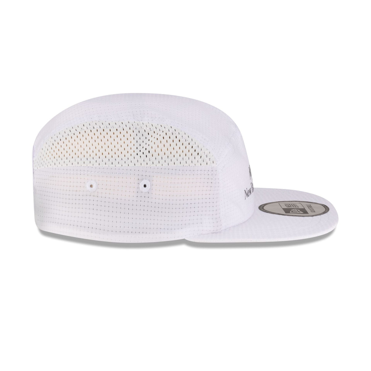 New Era Cap Run Club White Camper Strapback Hat