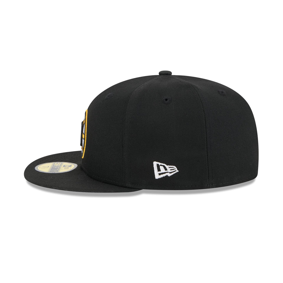 Boston Bruins Rear Wordmark 59FIFTY Fitted Hat