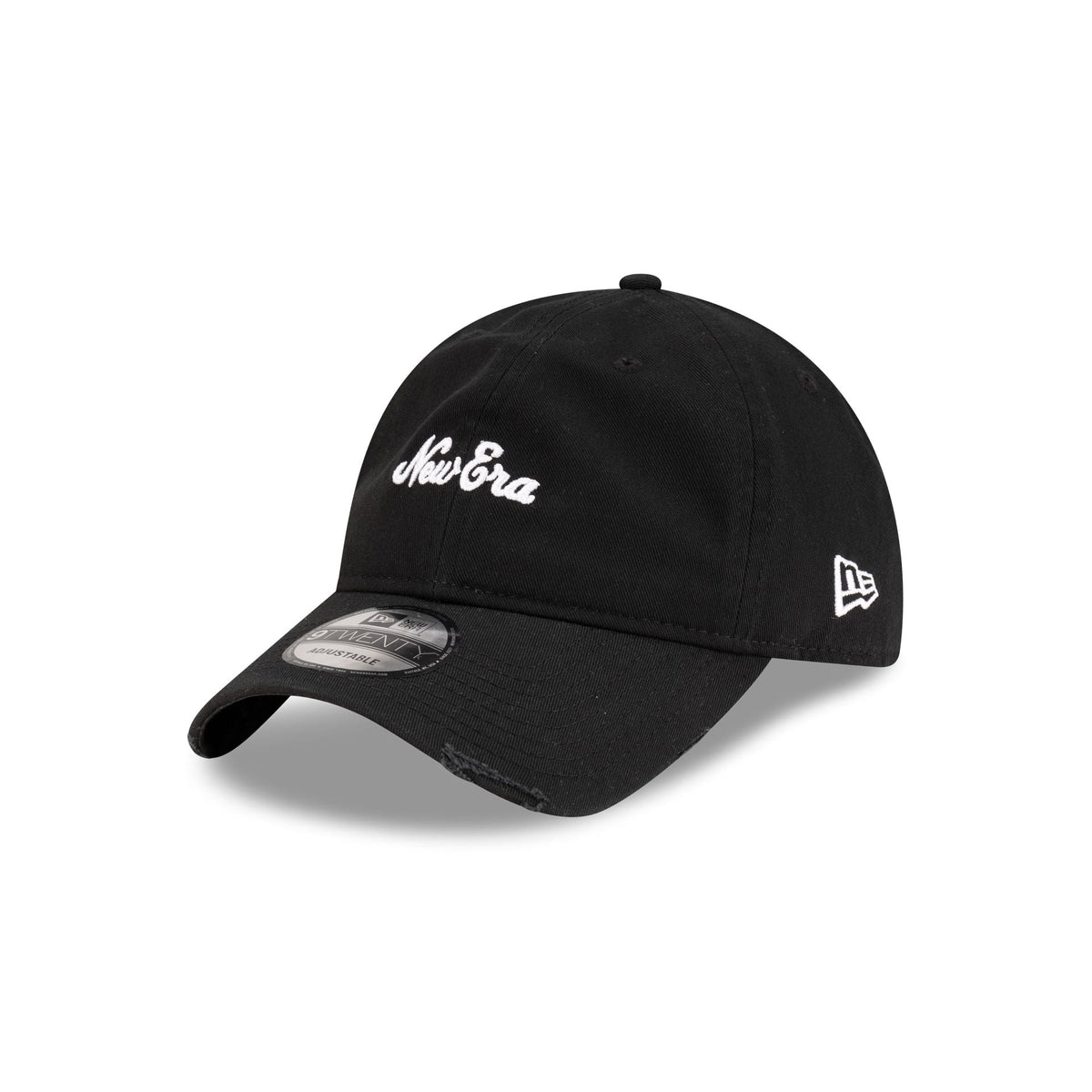 New Era Cap Distressed Black 9TWENTY Adjustable Hat