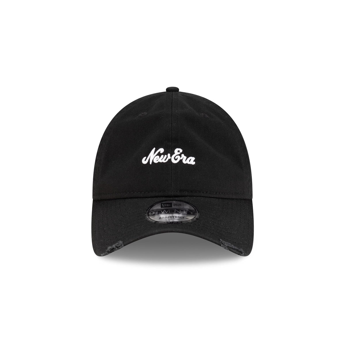 New Era Cap Distressed Black 9TWENTY Adjustable Hat