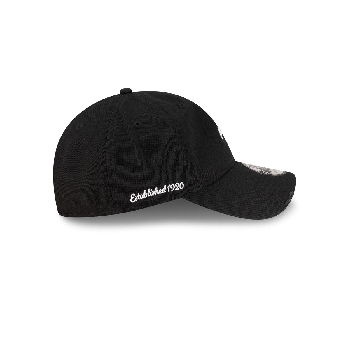 New Era Cap Distressed Black 9TWENTY Adjustable Hat