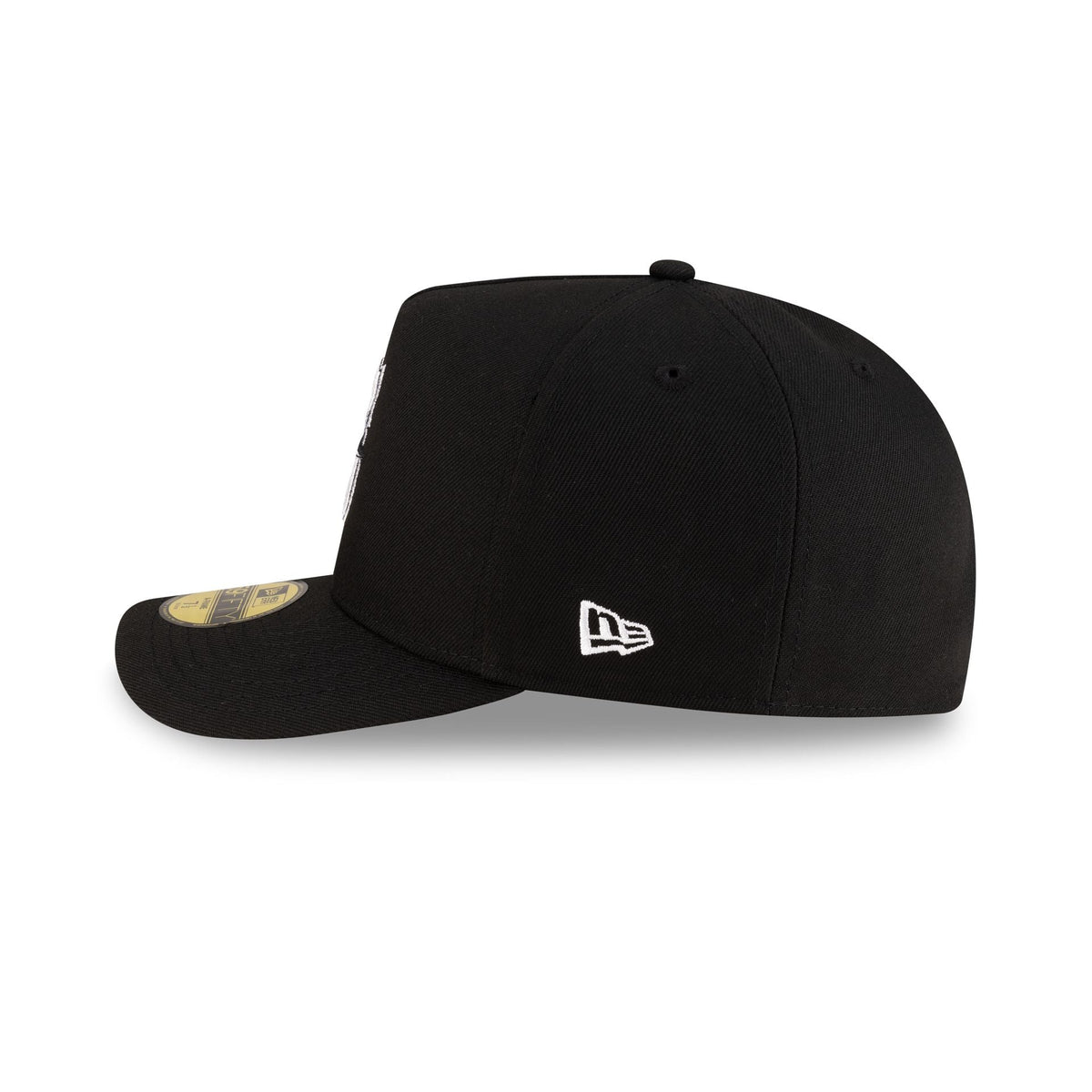 Seattle Mariners Black Script Safety Pin 59FIFTY A-Frame Fitted Hat