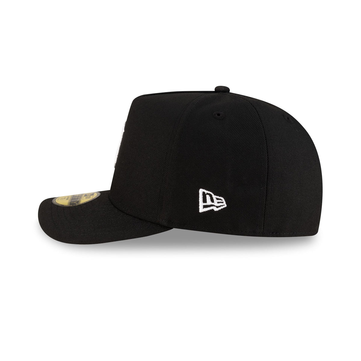 Detroit Tigers Black Script Safety Pin 59FIFTY A-Frame Fitted Hat