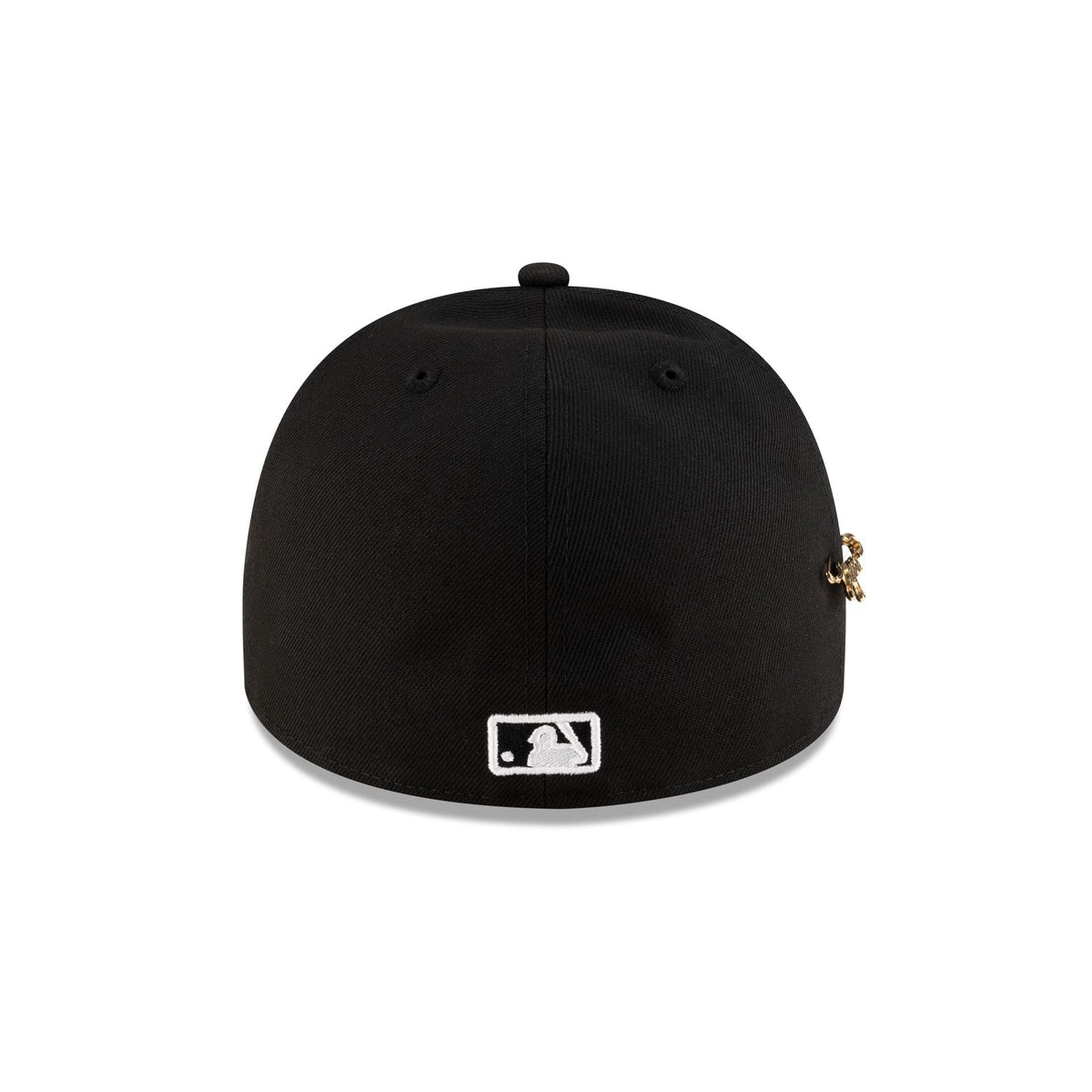 Detroit Tigers Black Script Safety Pin 59FIFTY A-Frame Fitted Hat