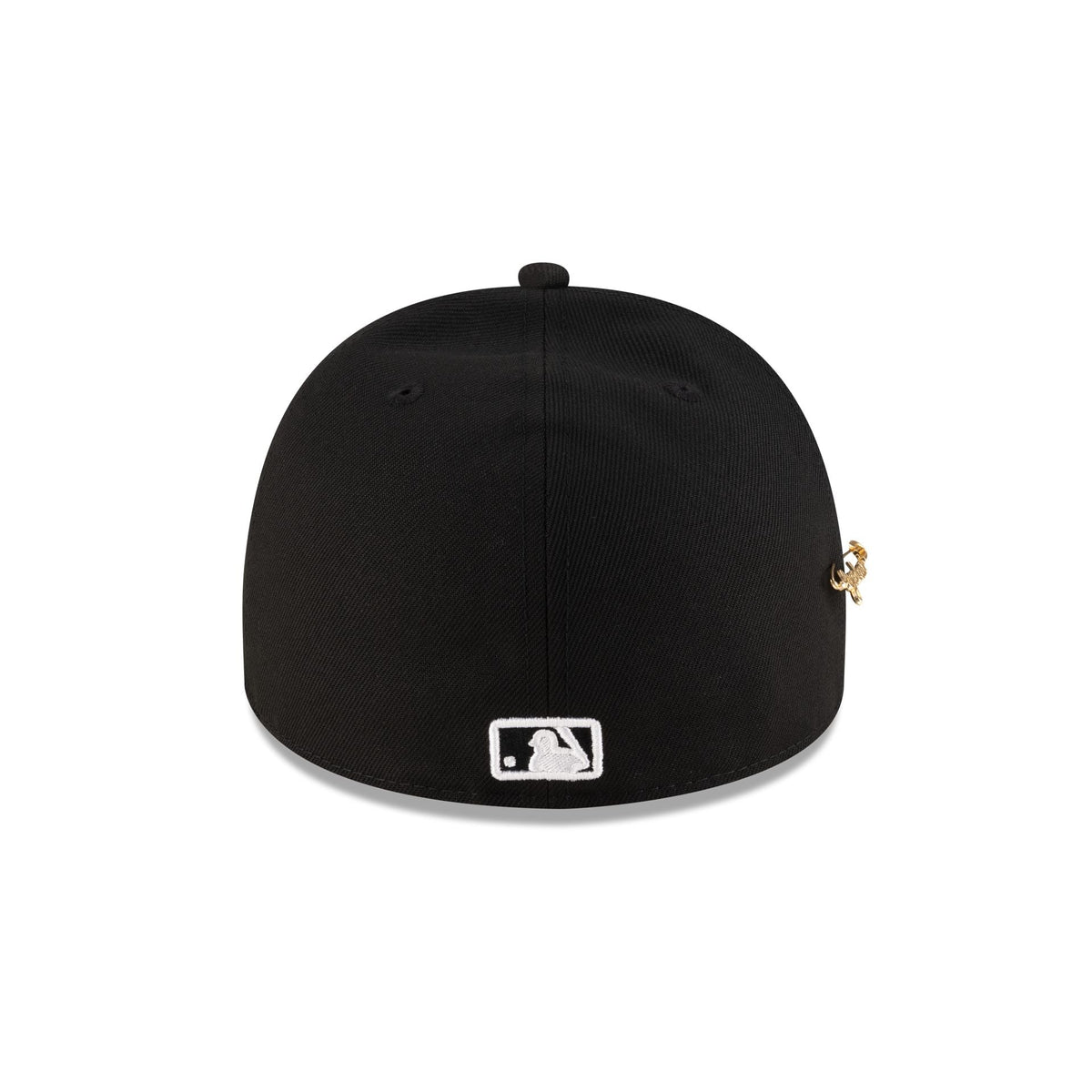 New York Yankees Black Script Safety Pin 59FIFTY A-Frame Fitted Hat
