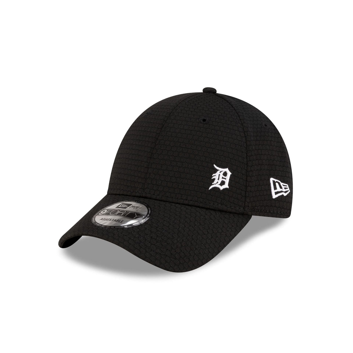 Detroit Tigers Flawless Mesh Black & White 9FORTY Snapback Hat