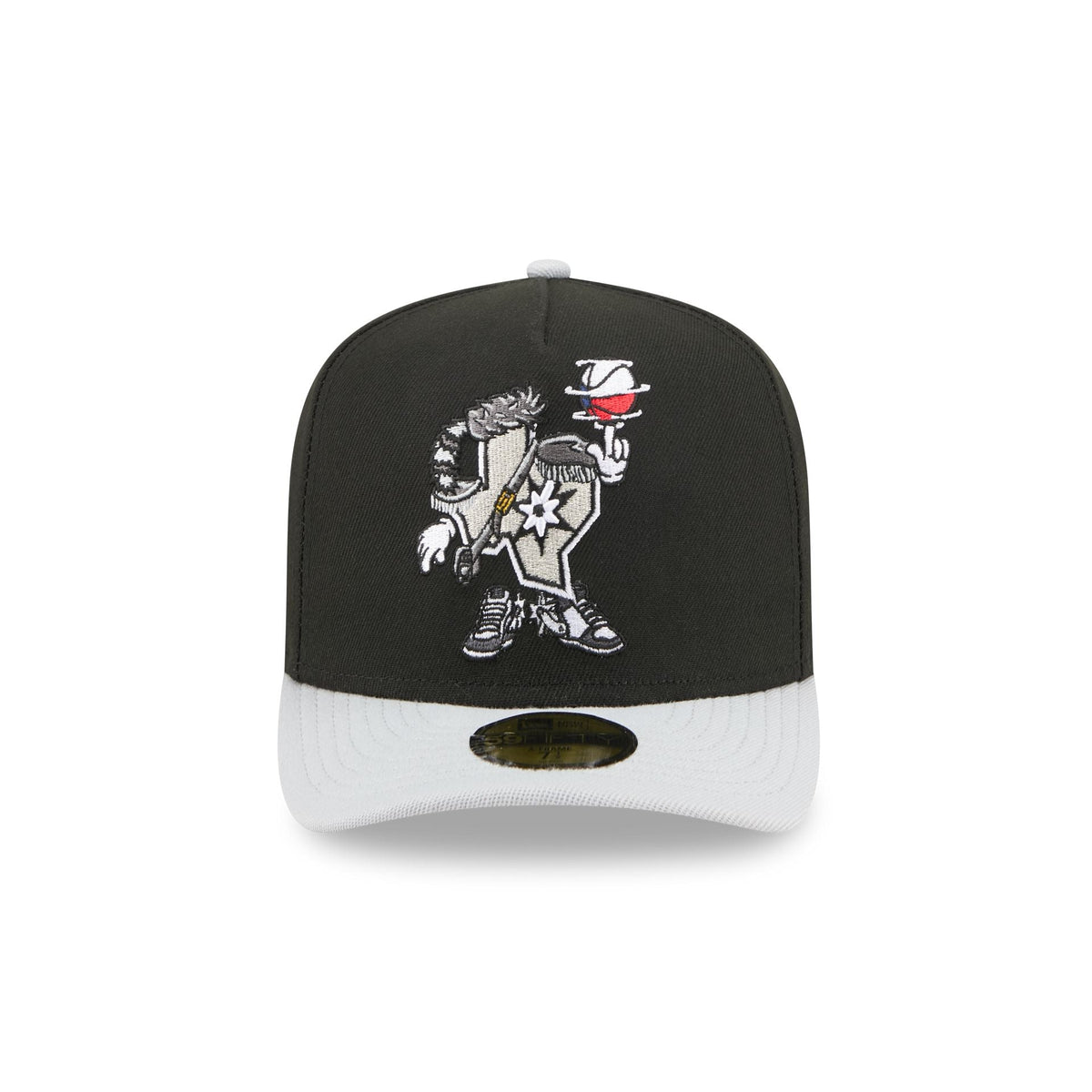 San Antonio Spurs Cartoon 59FIFTY A-Frame Fitted Hat