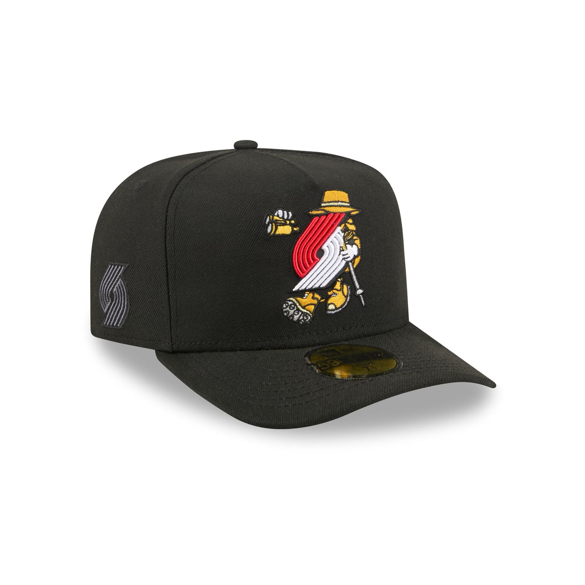 Portland Trail Blazers Cartoon 59FIFTY A-Frame Fitted Hat