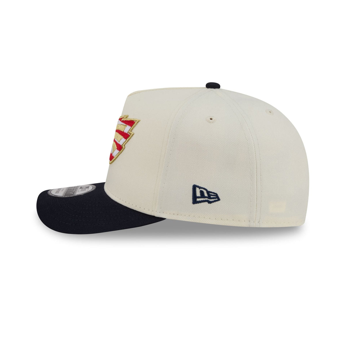 Philadelphia Eagles Chrome White Stars and Stripes 9FIFTY A-Frame Snapback Hat