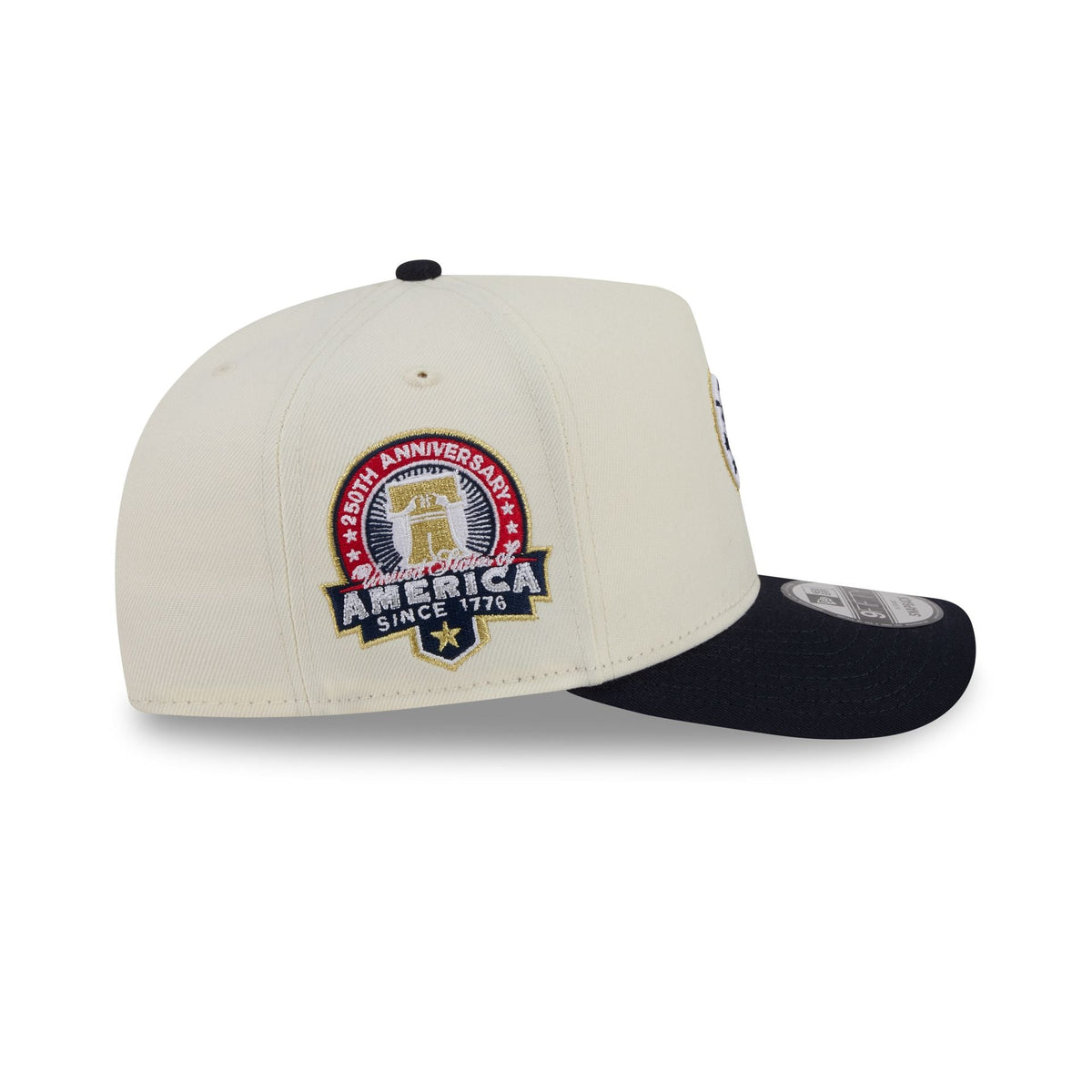 Chicago Cubs Chrome White Stars and Stripes 9FIFTY A-Frame Snapback Hat