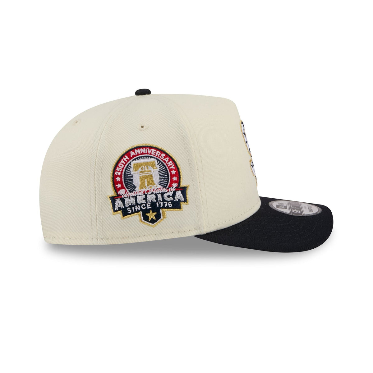 San Diego Padres Chrome White Stars and Stripes 9FIFTY A-Frame Snapback Hat