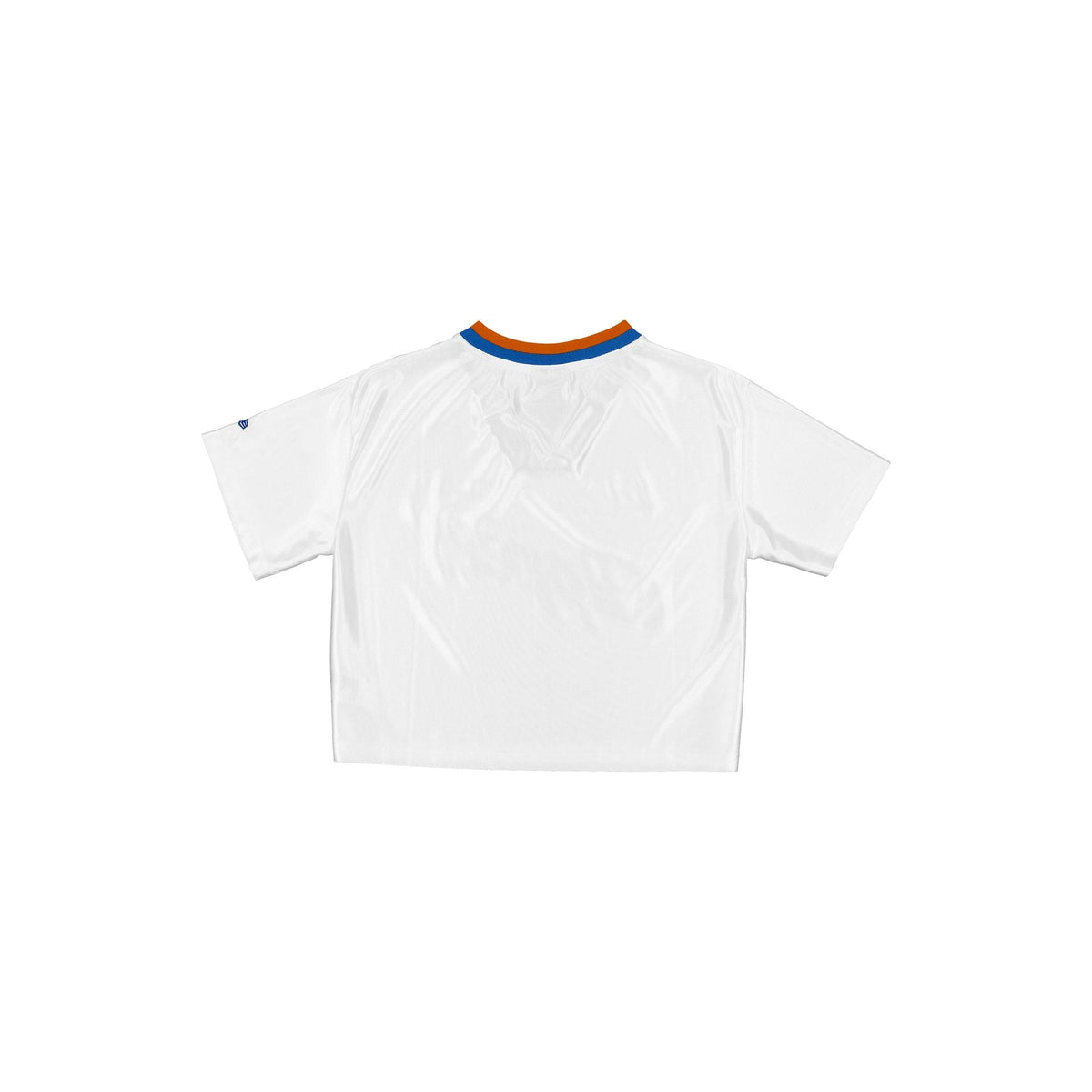 New York Knicks Sport Classics Women's Cropped White T-Shirt