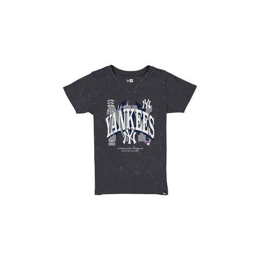 New York Yankees Girls Washed T-Shirt