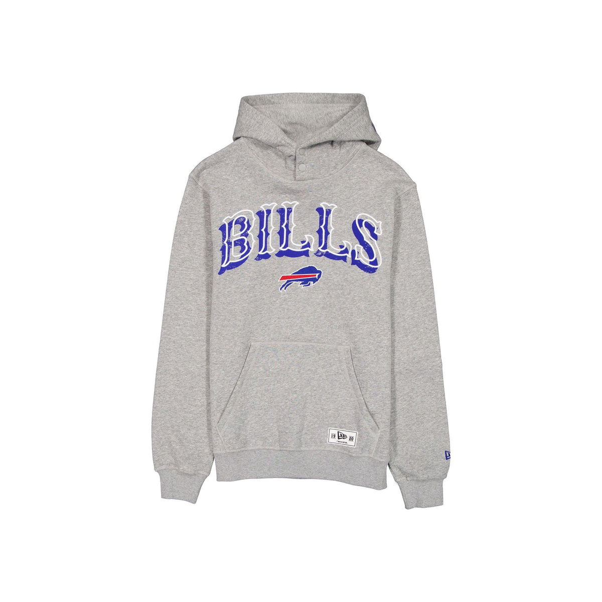 Buffalo Bills Heather Gray Varsity Hoodie