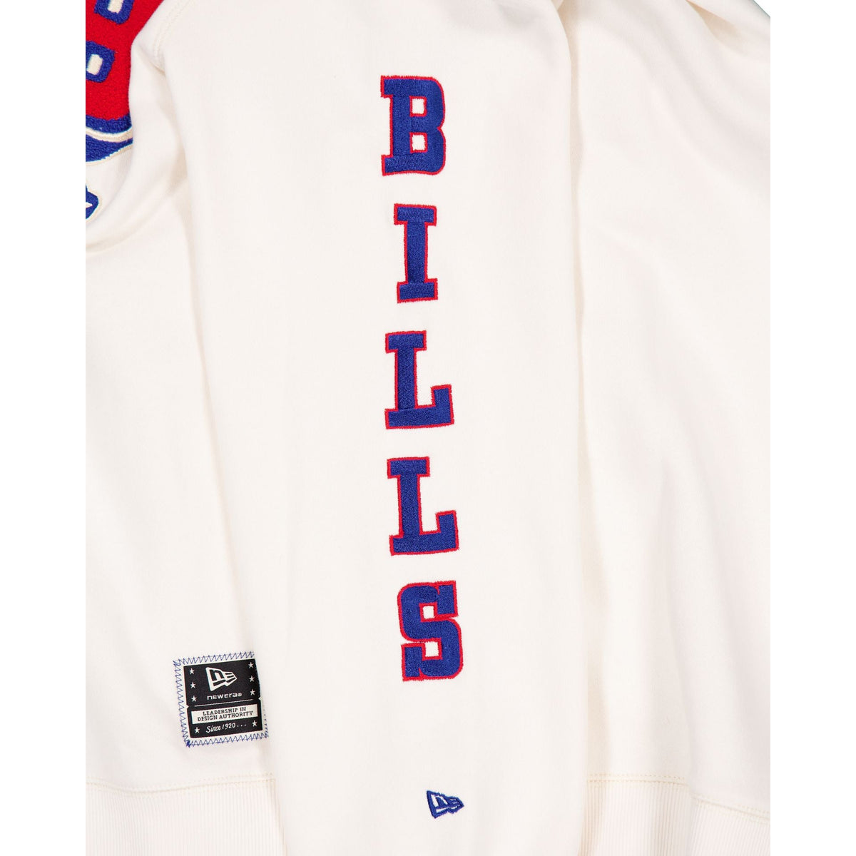 Buffalo Bills Women's Chrome White Varsity Crewneck
