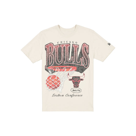 Chicago Bulls Sport Classics Distressed Print Chrome T-Shirt