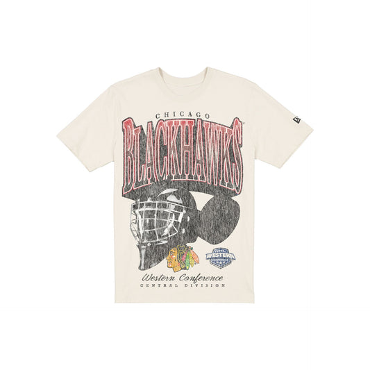 Chicago Blackhawks Sport Classics Distressed Print Chrome T-Shirt