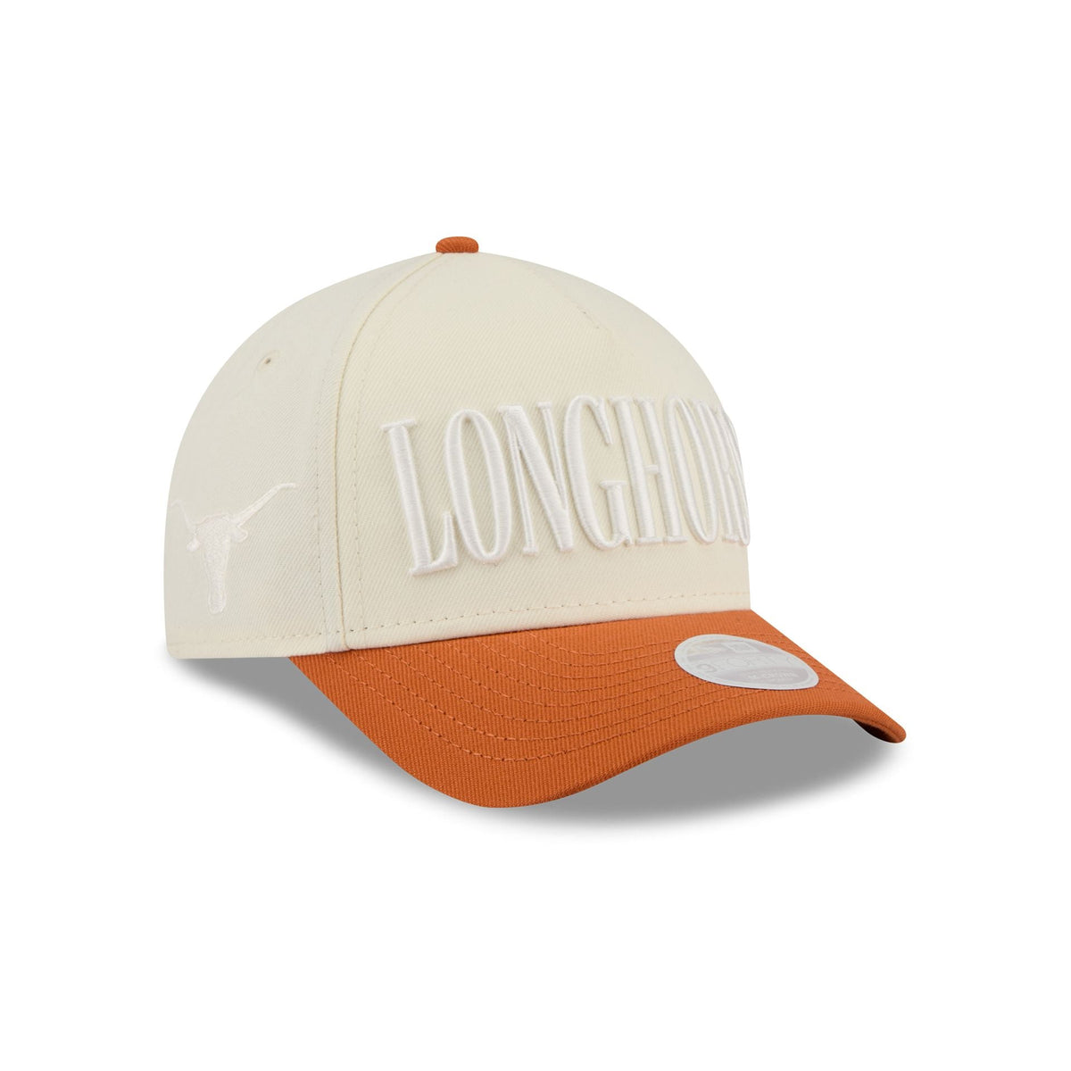 Texas Longhorns Two Tone Chrome Women's 9FORTY M-Crown A-Frame Snapback Hat