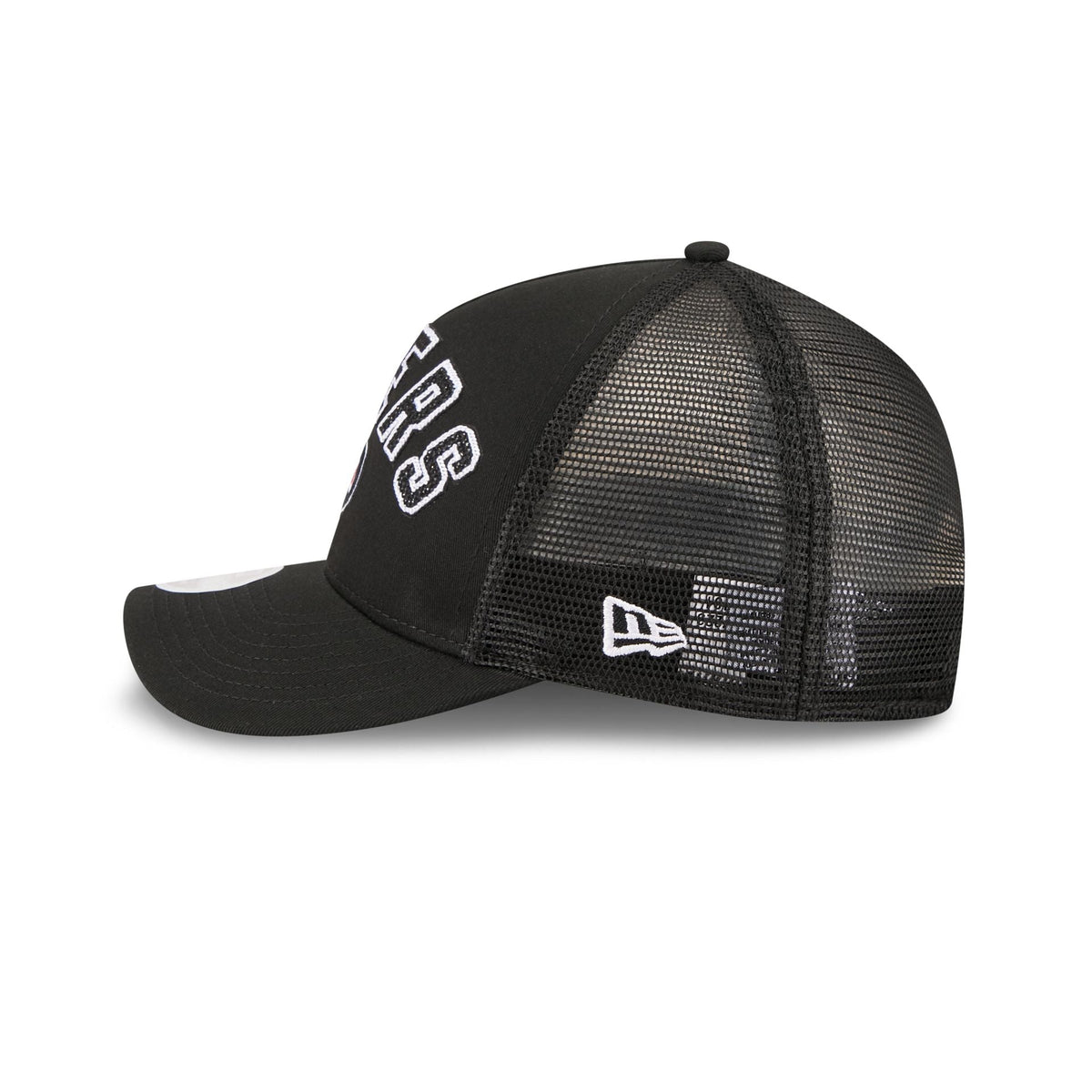 Philadelphia Flyers Sequin Wordmark Women's 9FORTY M-Crown A-Frame Trucker Hat