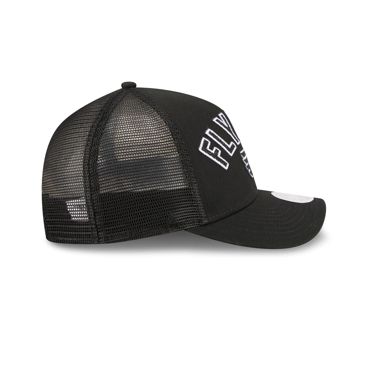 Philadelphia Flyers Sequin Wordmark Women's 9FORTY M-Crown A-Frame Trucker Hat