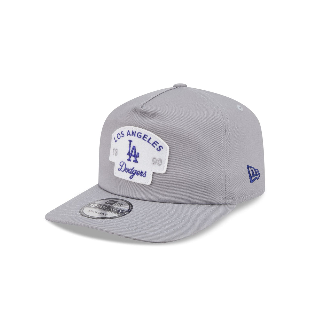 Los Angeles Dodgers Felt Patch Gray 19TWENTY Snapback Hat