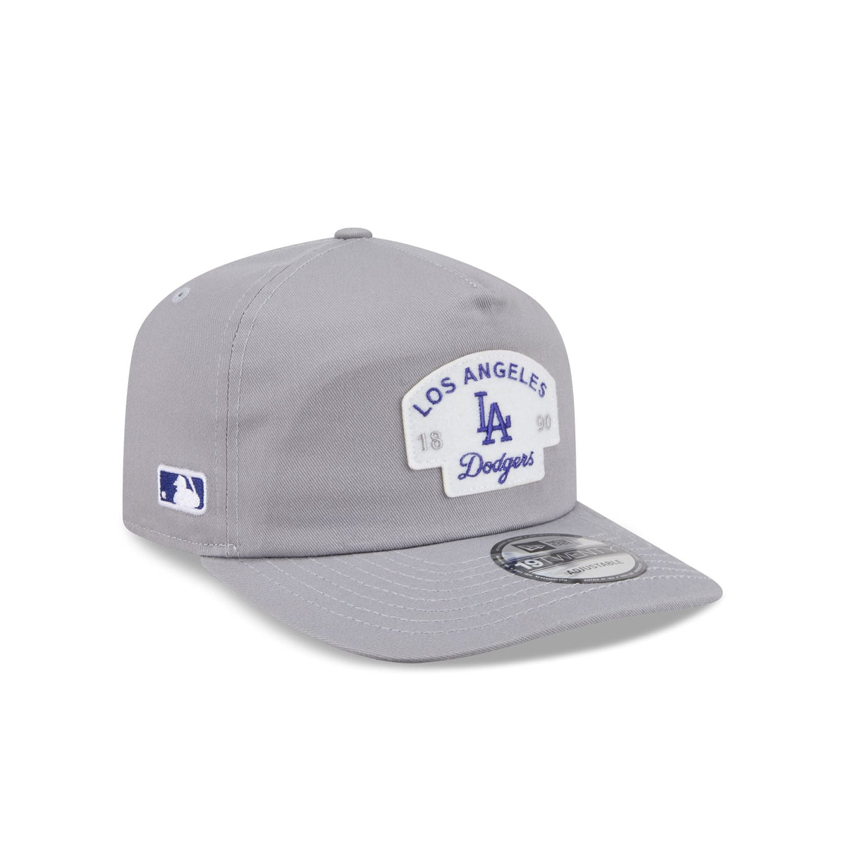 Los Angeles Dodgers Felt Patch Gray 19TWENTY Snapback Hat
