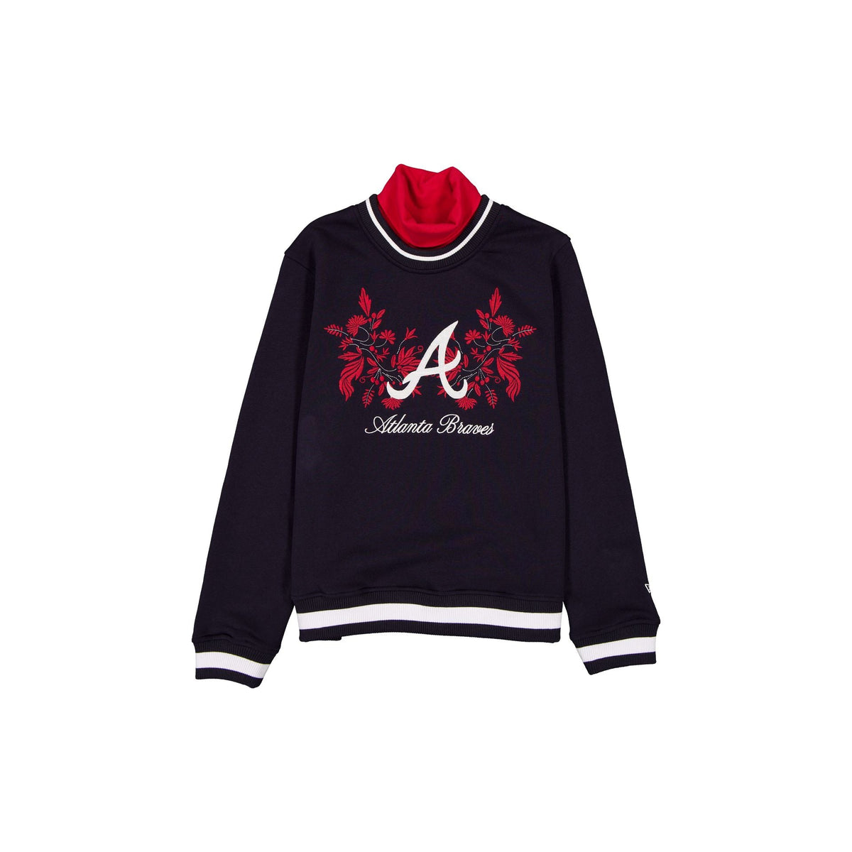 Atlanta Braves Sport Classics Women's Turtleneck Sweatshirt