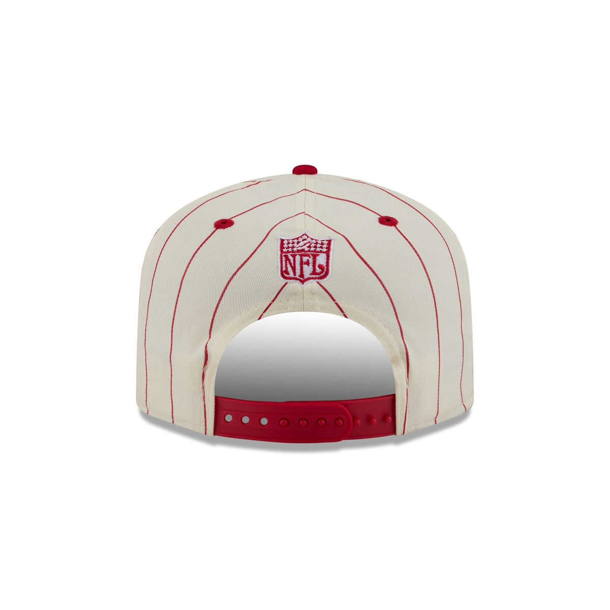 San Francisco 49ers Chrome White Pinstripe 19TWENTY Snapback Hat
