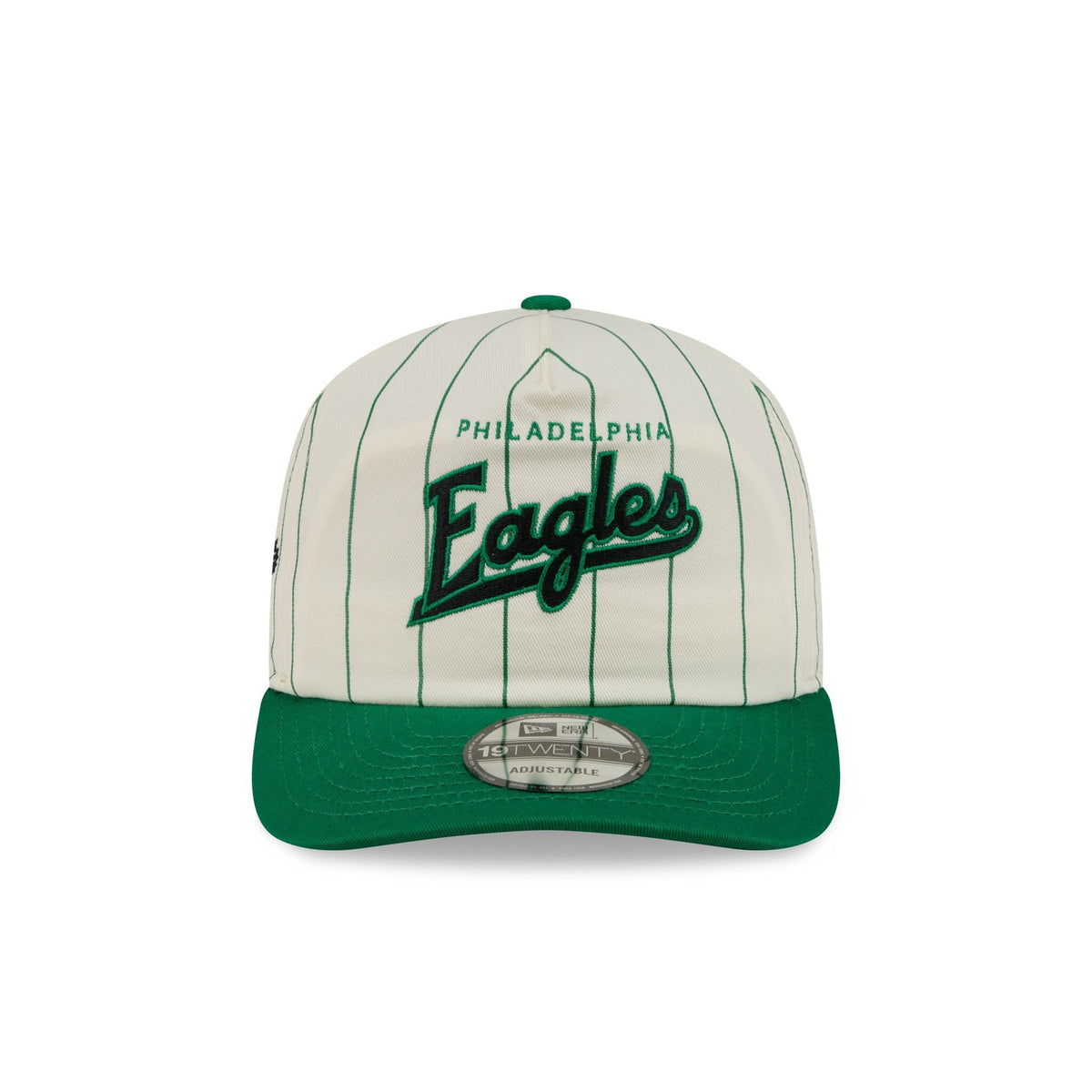 Philadelphia Eagles Chrome White Pinstripe 19TWENTY Snapback Hat