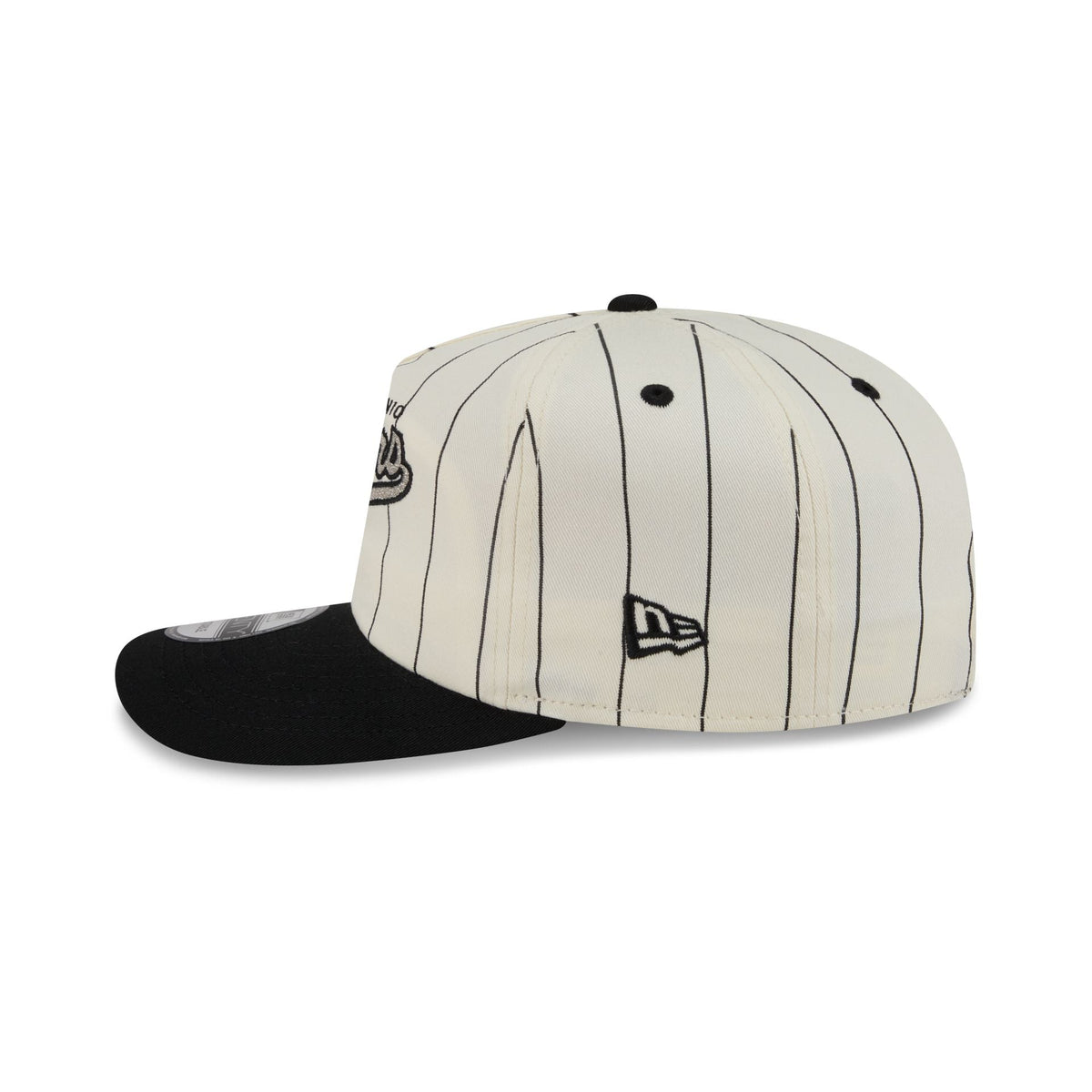 San Antonio Spurs Chrome White Pinstripe 19TWENTY Snapback Hat