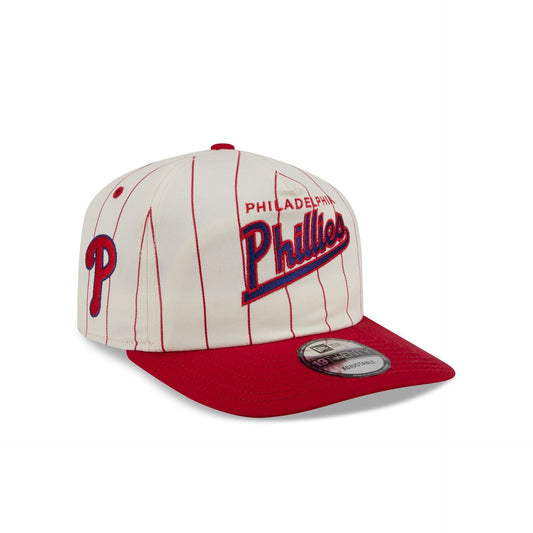 Philadelphia Phillies Chrome White Pinstripe 19TWENTY Snapback Hat
