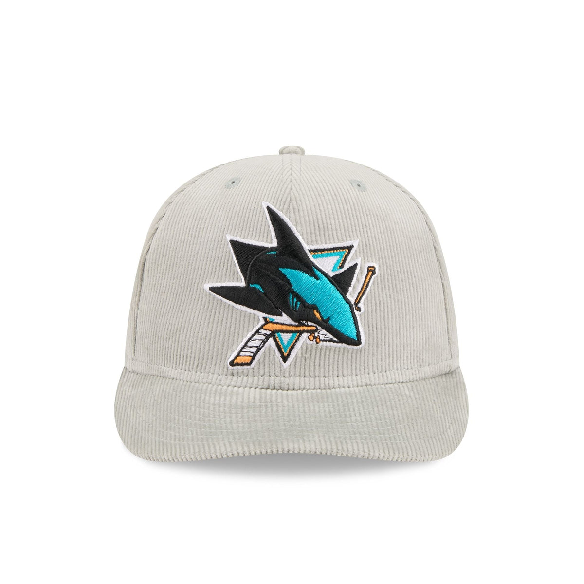 San Jose Sharks Light Gray Corduroy 59FIFTY Fitted Hat