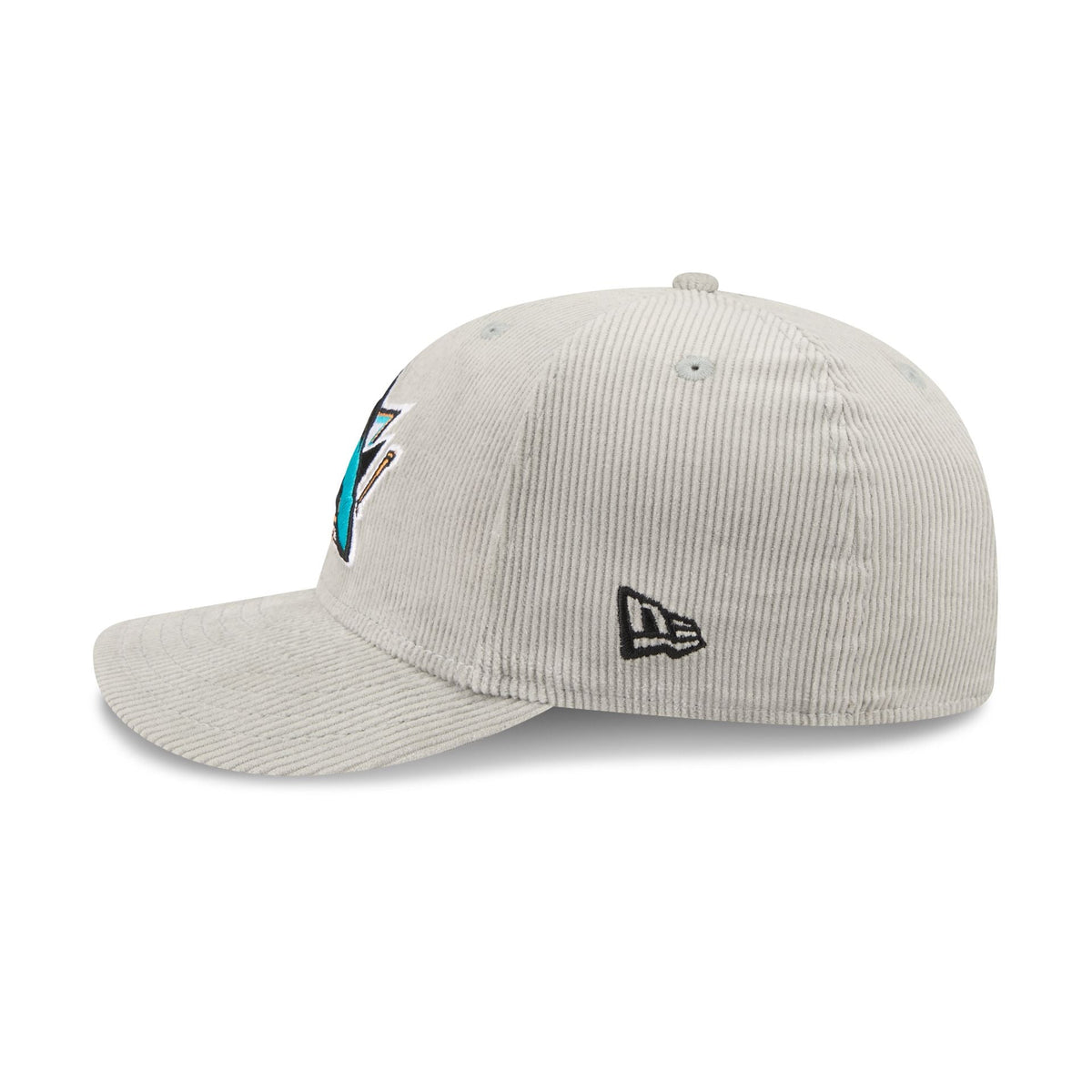 San Jose Sharks Light Gray Corduroy 59FIFTY Fitted Hat