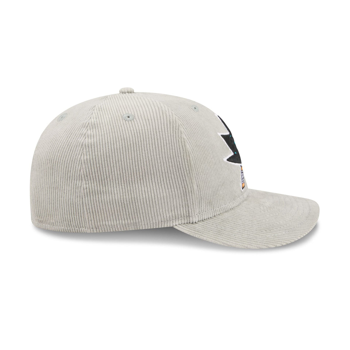 San Jose Sharks Light Gray Corduroy 59FIFTY Fitted Hat