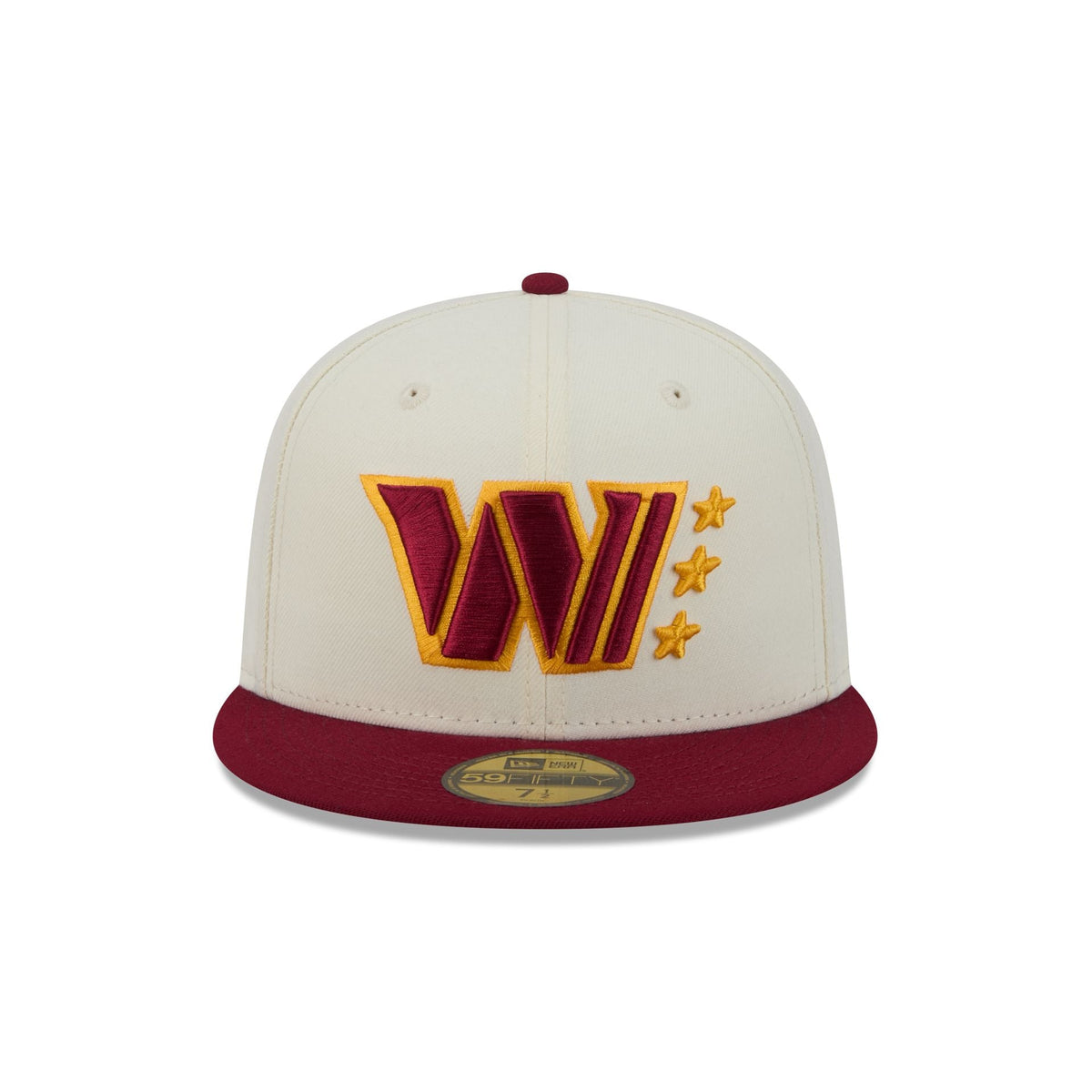 Washington Commanders Deceptor Chrome White 59FIFTY Fitted Hat
