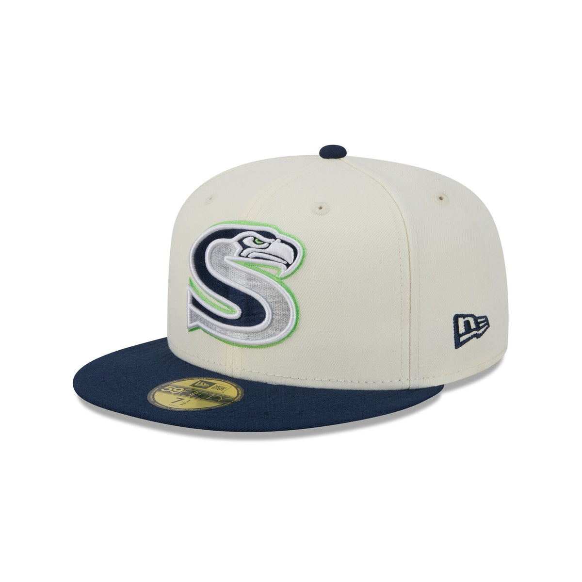 Seattle Seahawks Deceptor Chrome White 59FIFTY Fitted Hat