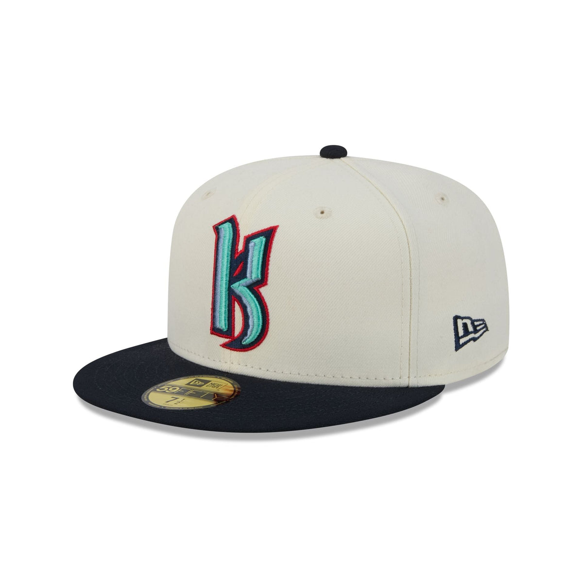 Seattle Kraken Deceptor Chrome White 59FIFTY Fitted Hat