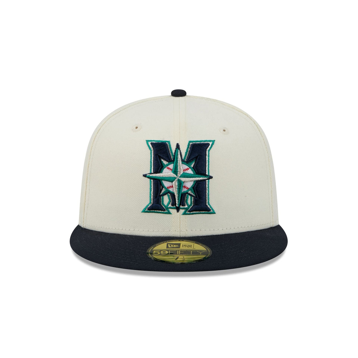 Seattle Mariners Deceptor Chrome White 59FIFTY Fitted Hat