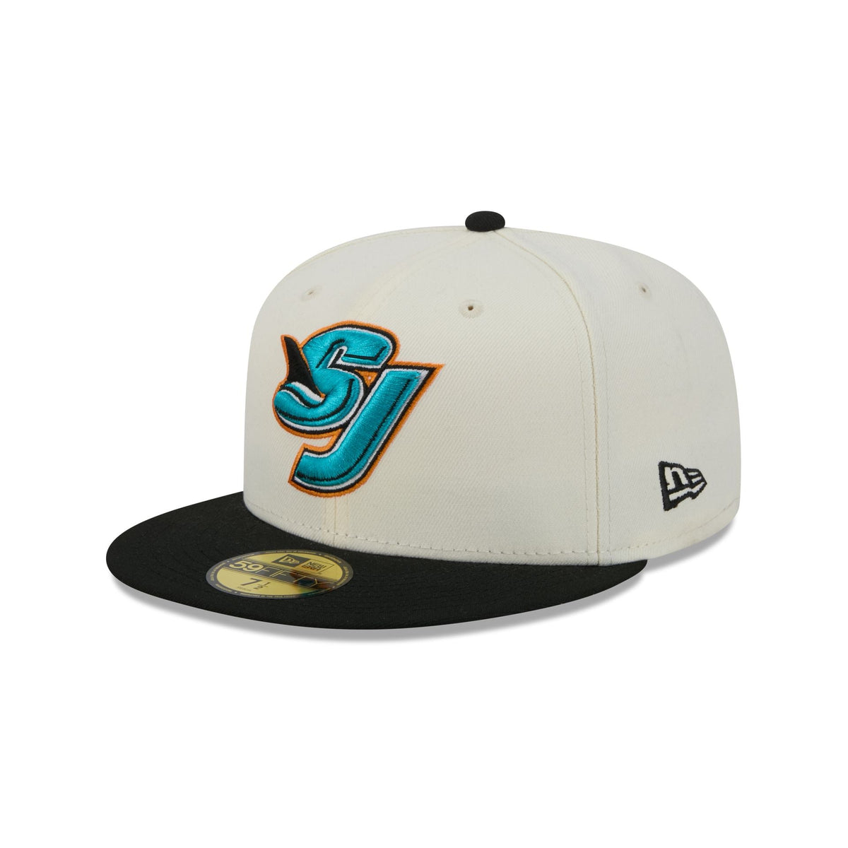 San Jose Sharks Deceptor Chrome White 59FIFTY Fitted Hat