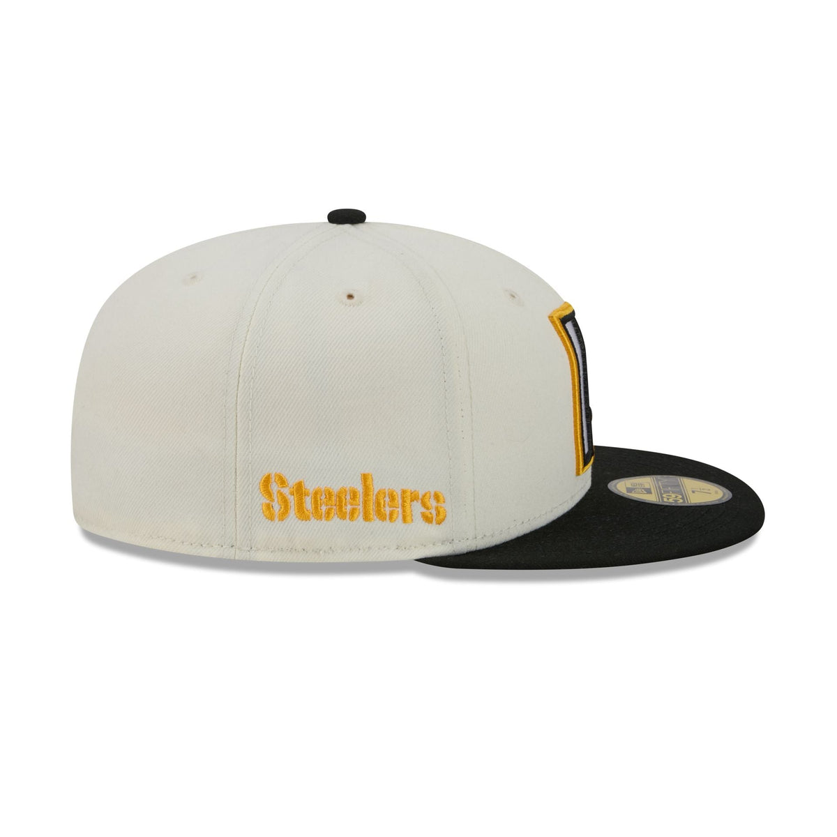 Pittsburgh Steelers Deceptor Chrome White 59FIFTY Fitted Hat