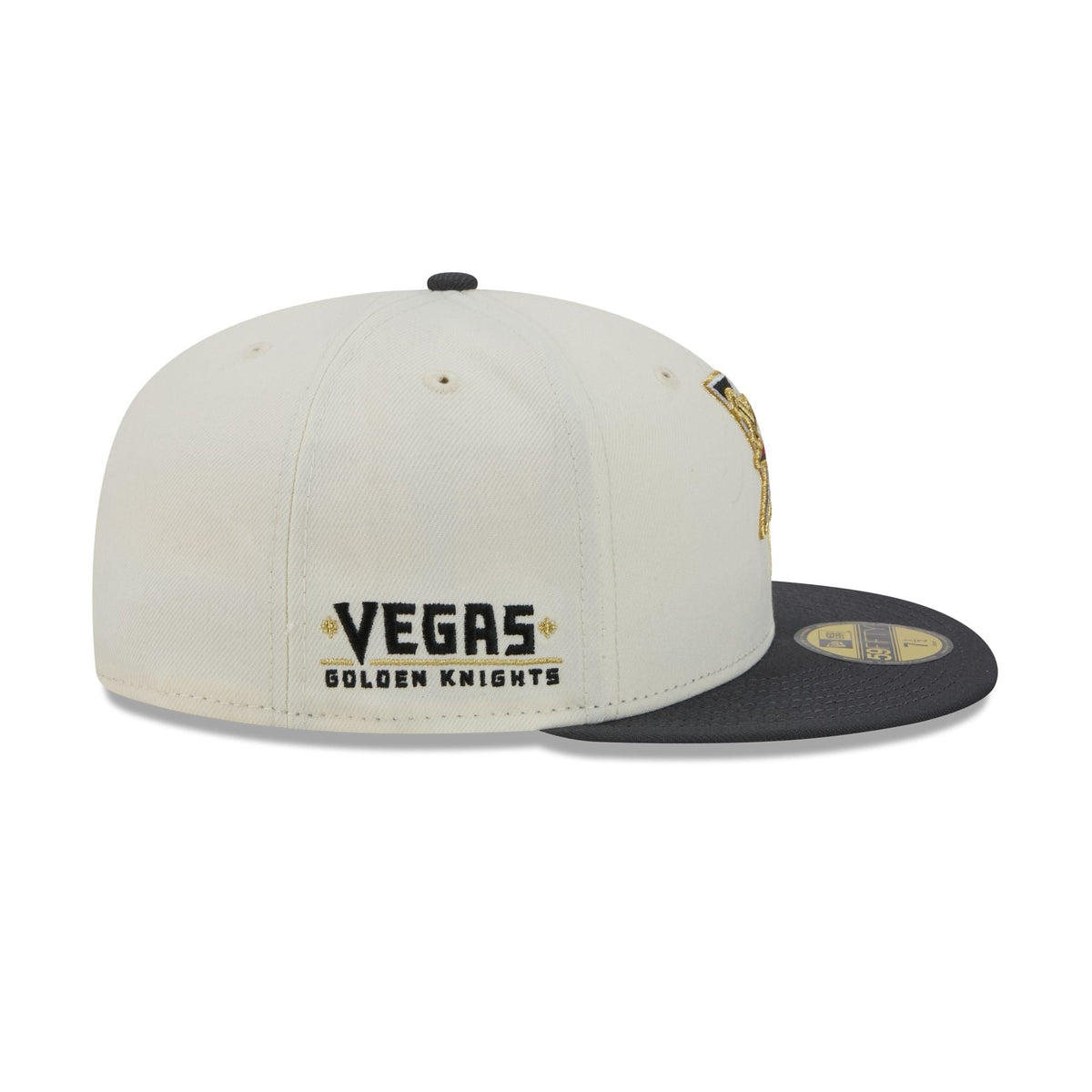 Vegas Golden Knights Deceptor Chrome White 59FIFTY Fitted Hat