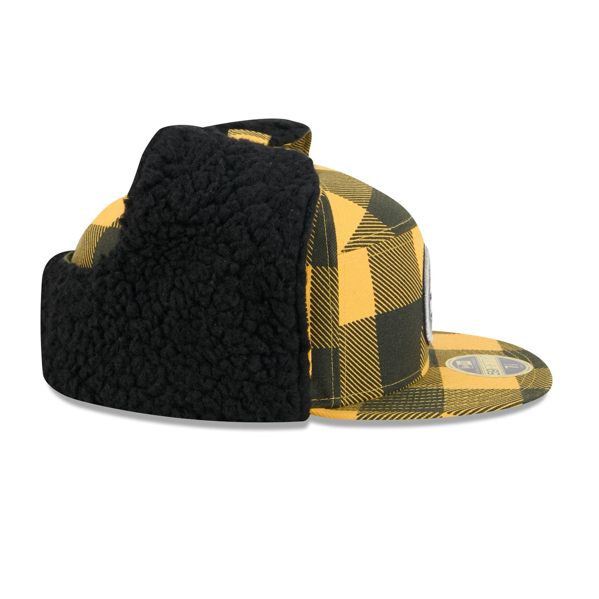 Pittsburgh Steelers Plaid Split Panel Dog Ear 59FIFTY Fitted Hat