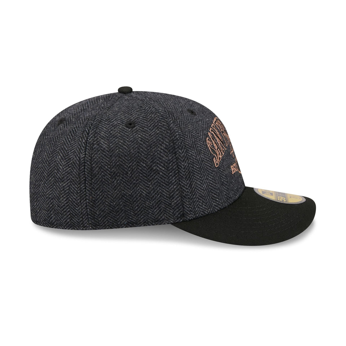 San Francisco 49ers Black Faux Wool 59FIFTY Fitted Hat