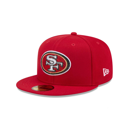 San Francisco 49ers Rhinestone Badge 59FIFTY Fitted Hat