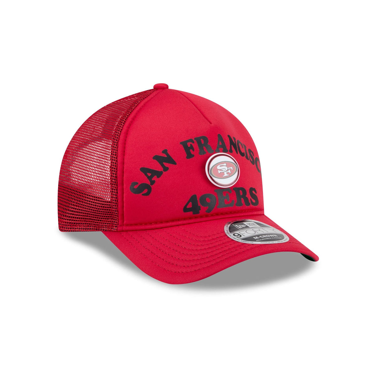 San Francisco 49ers Button 9FORTY M-Crown A-Frame Trucker Hat
