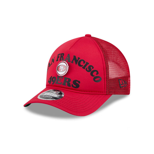 San Francisco 49ers Button 9FORTY M-Crown A-Frame Trucker Hat