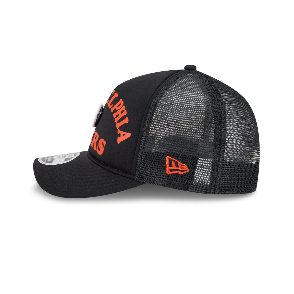 Philadelphia Flyers Button 9FORTY M-Crown A-Frame Trucker Hat