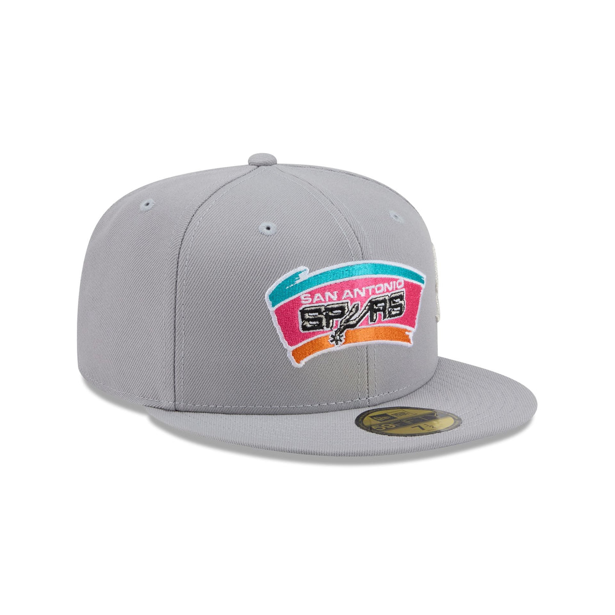 San Antonio Spurs Side Script 59FIFTY Fitted Hat